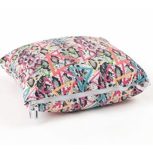 60" x 80" Oversize Sherpa Crystal Velvet Sublimation Pillow Blanket