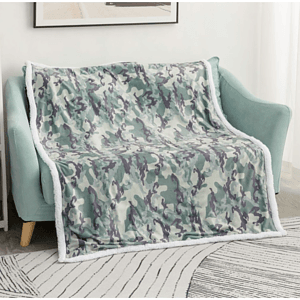 40x50 Luxury Sherpa Plush Crystal Velvet Sublimation Blanket