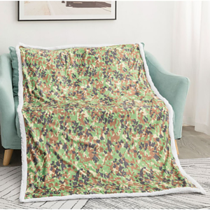 40x60 Luxury Plush Crystal Velvet Sublimation Sherpa Blanket