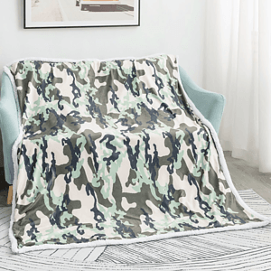 50x60 Plush Crystal Velvet Throw Sublimation Sherpa Blanket