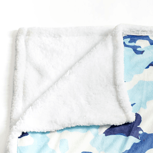 60x80 Oversize Crystal Velvet Sublimation Sherpa Blanket