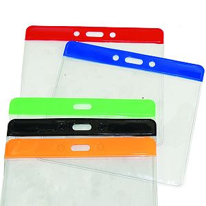 4x3" Top Color Coated Printed Badge Holder