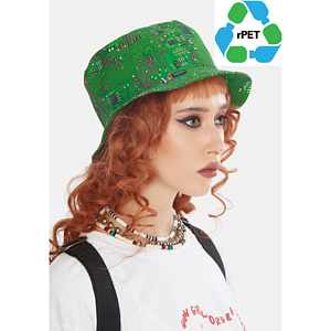 rPET Recycled 100% Polyester Sublimation Reversible Bucket Hat