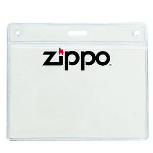 3" H x 4" W inch Printed Badge Holder - Clear Vinyl