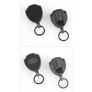 Heavy Duty Metal Badge Reel w/ Keyring