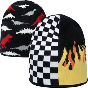 Two layer reversible Winter Hats Knitted beanie