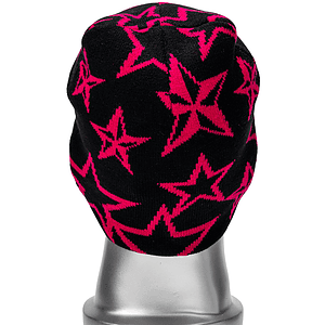Unisex Star Design Knitted Beanie