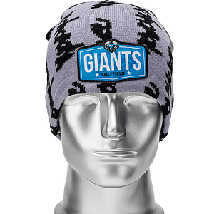 Letter Graphics Knitted Beanie