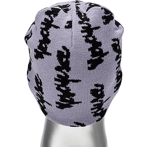Letter Graphics Knitted Beanie