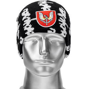 Letter Graphics Knitted Beanie