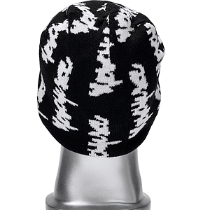 Letter Graphics Knitted Beanie