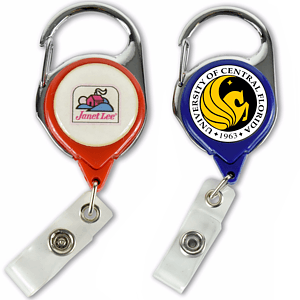 No-Twist Retractable Carabiner Badge Reel