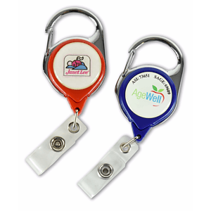 No-Twist Retractable Carabiner Badge Reel