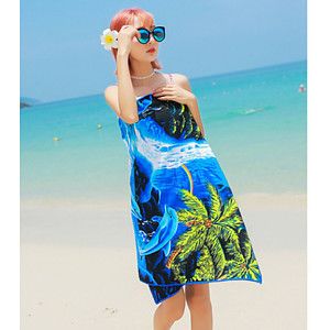 Rock'it 3-Day Sublimated Microfiber Sand Proof Beach Towel (25"x 50")