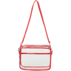 Clear PVC Transparent Crossbody Shoulder Messenger Bag