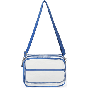 Clear PVC Transparent Crossbody Shoulder Messenger Bag