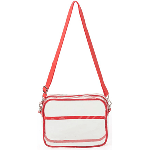 Clear PVC Transparent Crossbody Shoulder Messenger Bag