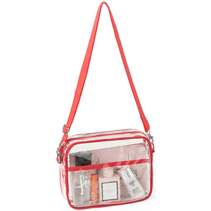 Clear PVC Transparent Crossbody Shoulder Messenger Bag