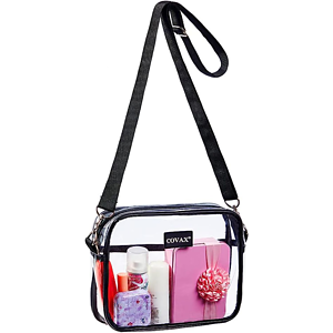 Clear PVC Transparent Crossbody Shoulder Messenger Bag