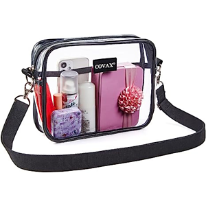 Clear PVC Transparent Crossbody Shoulder Messenger Bag