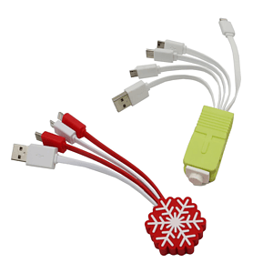 Custom USB Cable 2D/3D soft pvc charging cable