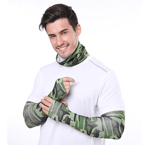 COMBO - Arm sleeves & Neck Gaiter w/ Full Bleed Sublimation