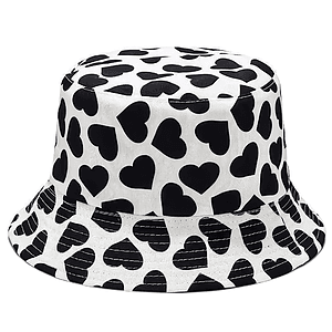 Sublimated summer fishing bucket hats w/ Adjustable drawstring