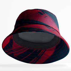 Sublimated Unstructured Bucket Hat w/ Imprint on Brim Inside