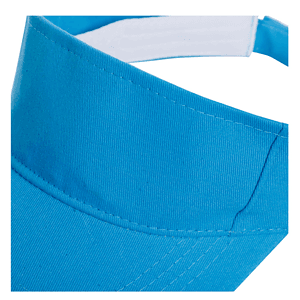 Twill Cotton Sun Visor w/ Sandwich bill, Hook & Loop closure