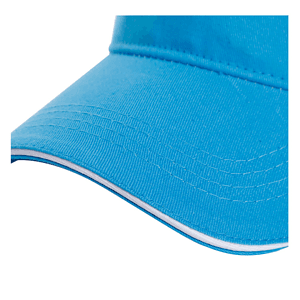 Twill Cotton Sun Visor w/ Sandwich bill, Hook & Loop closure