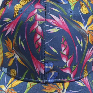6 Panel Structured rPET Recycled 100% Polyester Sublimation Baseball Cap