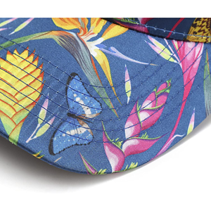 6 Panel Structured rPET Recycled 100% Polyester Sublimation Baseball Cap