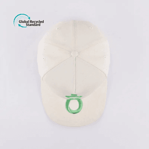 Structured 5 Panel rPET Recycled 100% Polyester Baseball Cap