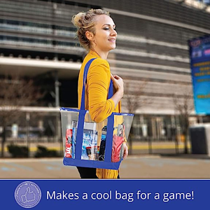 Fashion Tote Bag Stadium Approved Clear PVC Transparent Shoulder Handbag