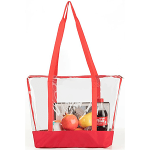 Fashion Tote Bag Stadium Approved Clear PVC Transparent Shoulder Handbag