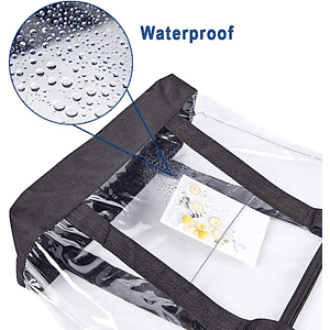 Fashion Tote Bag Stadium Approved Clear PVC Transparent Shoulder Handbag