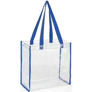 Clear PVC Transparent Stadium Approved Tote Bag
