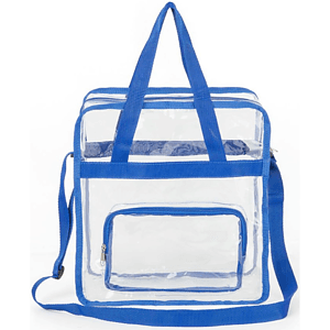Stadium Approved Tote Bag Clear PVC Transparent Shoulder Handbag