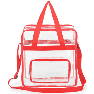 Stadium Approved Tote Bag Clear PVC Transparent Shoulder Handbag