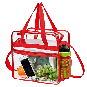 Large PVC Clear Waterproof Travel Shopping Storage Tote Bag