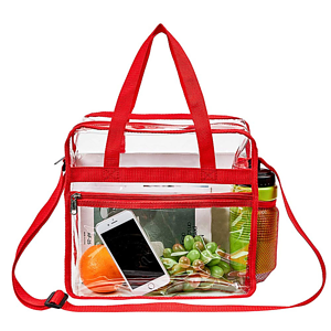 Large PVC Clear Waterproof Travel Shopping Storage Tote Bag