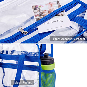 Large PVC Clear Waterproof Travel Shopping Storage Tote Bag