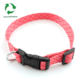 5/8"W x 12"L rPET Eco-friendly Sublimation Pet Collars w/ Buckle Release