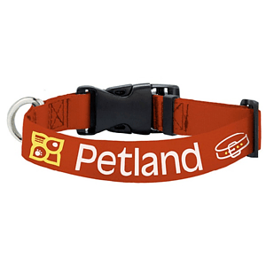 1"W x 26"L Polyester Heavy-duty Pet Collar w/ Buckle Release