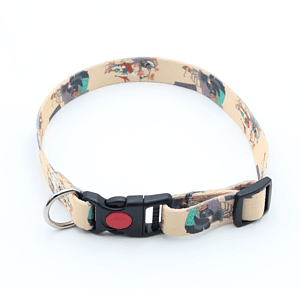 1"W x 26"L Strong & Smooth Pet Collar w/  Buckle Release Sublimation