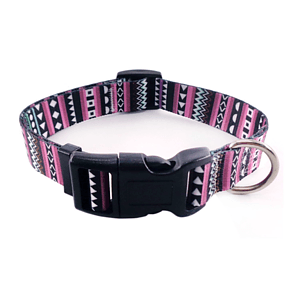 5/8"W x 12"L Adjustable Pet Collar w/ Buckle Release Sublimation