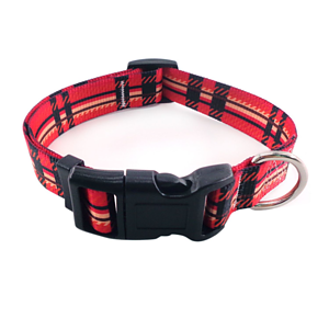 5/8"W x 14"L Pet Collar w/ Adjustable Buckle Release Sublimation