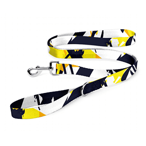 1"W x 72"L rPET Eco-friendly Sublimation Pet Leash w/ Metal Carabiner