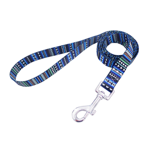 1"W x 72"L Polyester Pet Leash Sublimation w/ Metal Carabiner