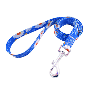 5/8"W x 72"L Polyester Pet Leash w/ Metal Carabiner Sublimation